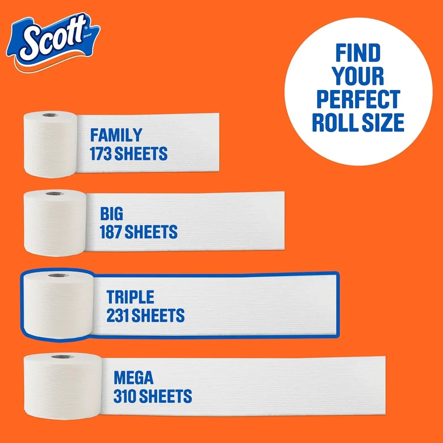 ComfortPlus Toilet Paper Septic-Safe 1-Ply Bath Tissue